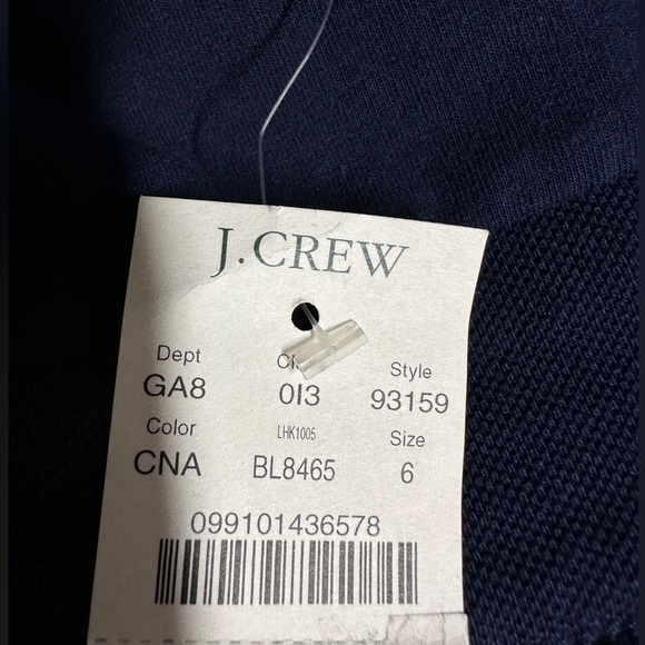 J Crew - Strapless Navy Blue Mini Dresd - Picture 3 of 3